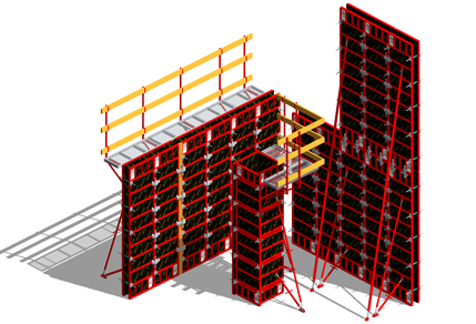 Deskowanie alokacji kluczowych punktów w budowie prefabrykowanych deskowania budowlanego