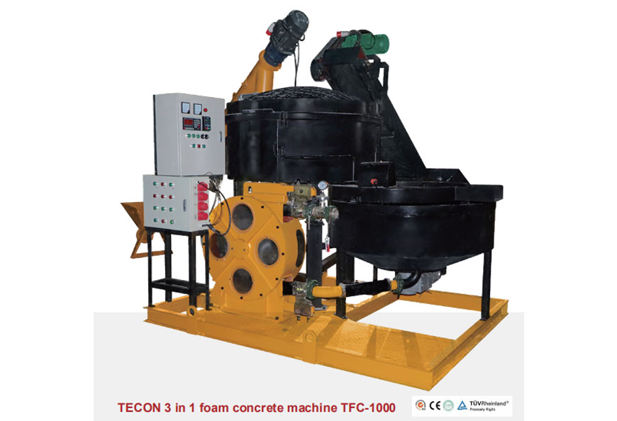 TECON 3 In 1 Piam Concrete Machine TFC-1000